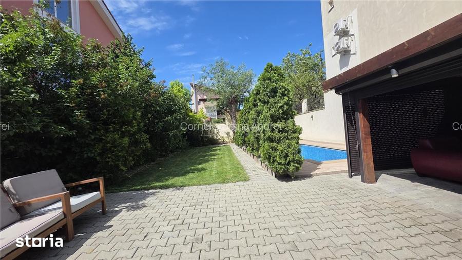 Casa boiereasca, eleganta,piscina, mobilata, teren 613 mp - Agronomie