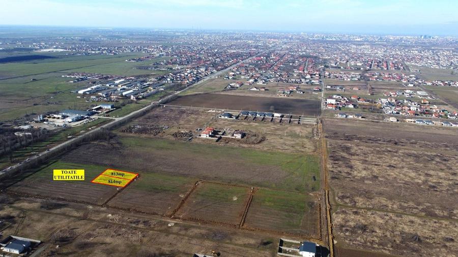 Teren Construcții intravilan de 813 mp, în Moșnița Nouă