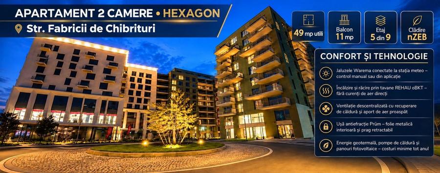 Apartament cu 2 camere semidecomandat în Dâmbul Rotund