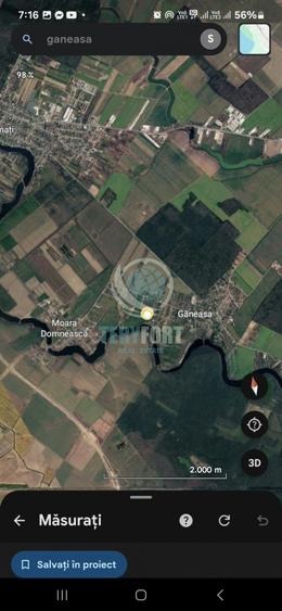 Teren Construcții intravilan de 1000 mp, în Găneasa