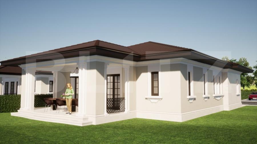 Casă cu 3 camere cu Teren 500 Mp în Central