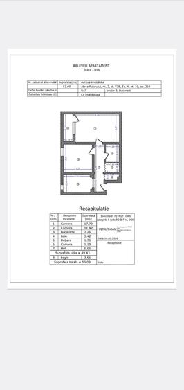 Apartament cu 2 camere decomandat în Nicolae Grigorescu