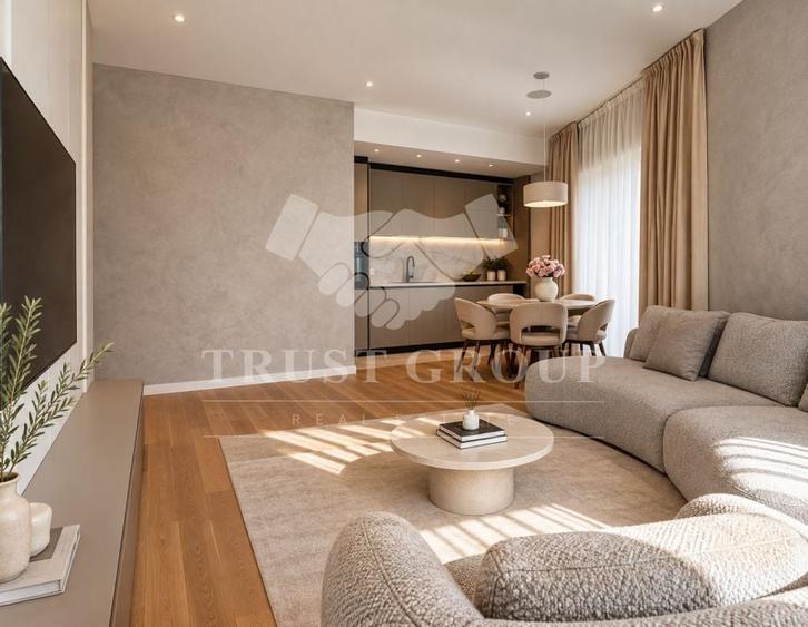 Apartament cu 3 camere semidecomandat, mobilat în Barbu Văcărescu