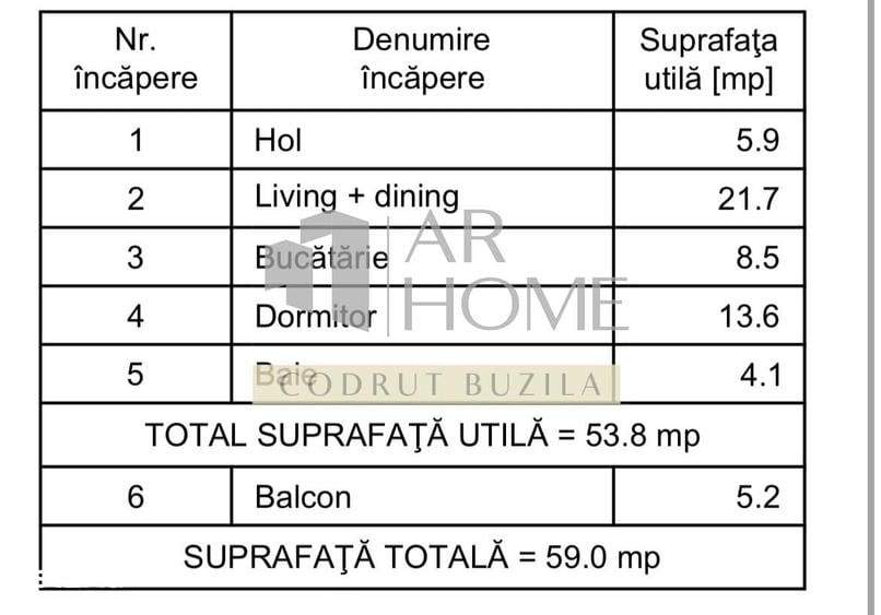 Apartament cu 2 camere în Albert