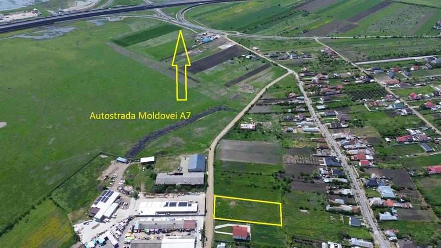 Teren Construcții intravilan de 2551 mp, în Est