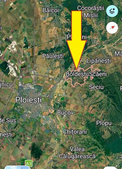 Teren de 10000 mp, în Boldești