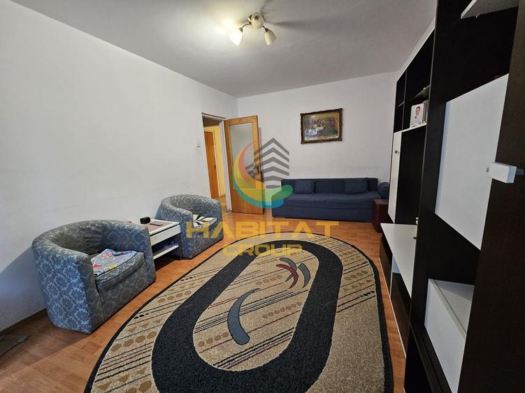 Apartament cu 3 camere decomandat, mobilat în Tineretului