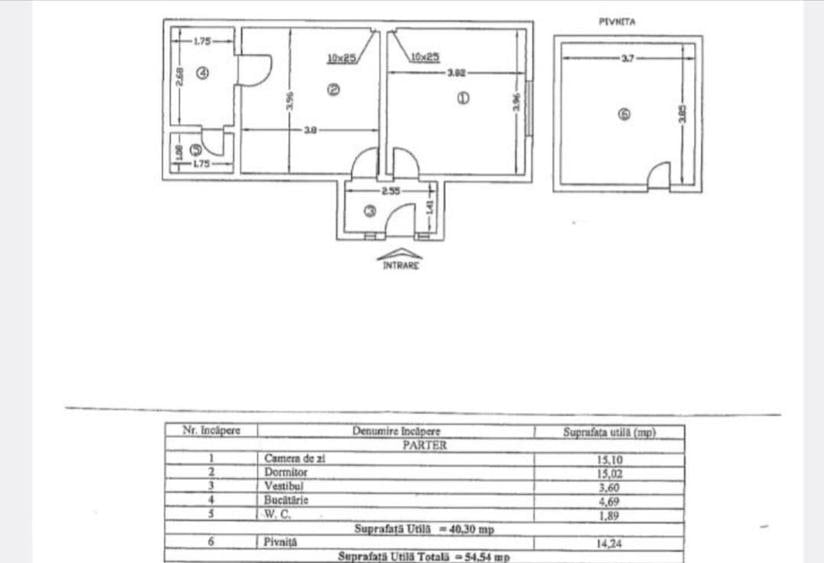 Apartament cu 2 camere decomandat în Gara de Nord