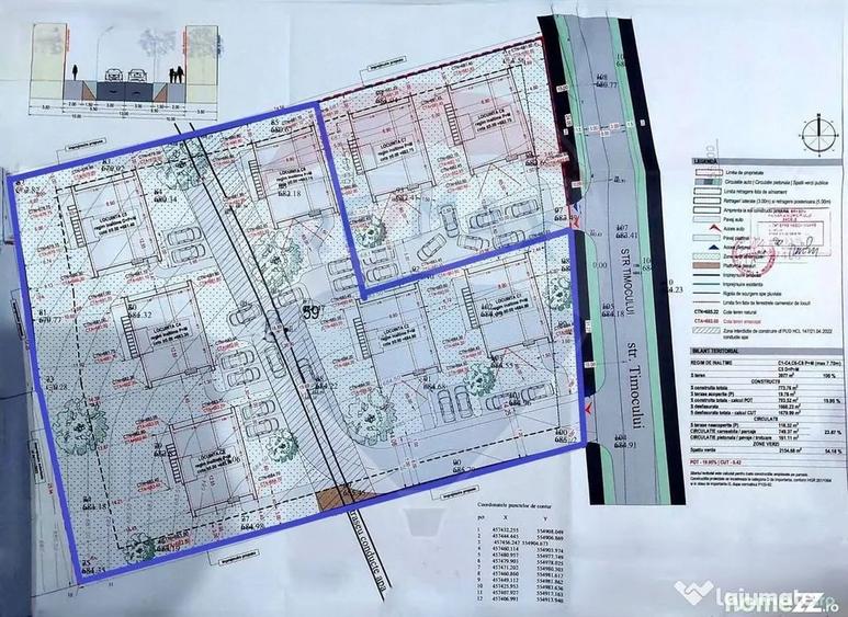 Proiect autorizat (AC) pentru constructia a 2 vile indivi... - Sacele (Brasov) - 1