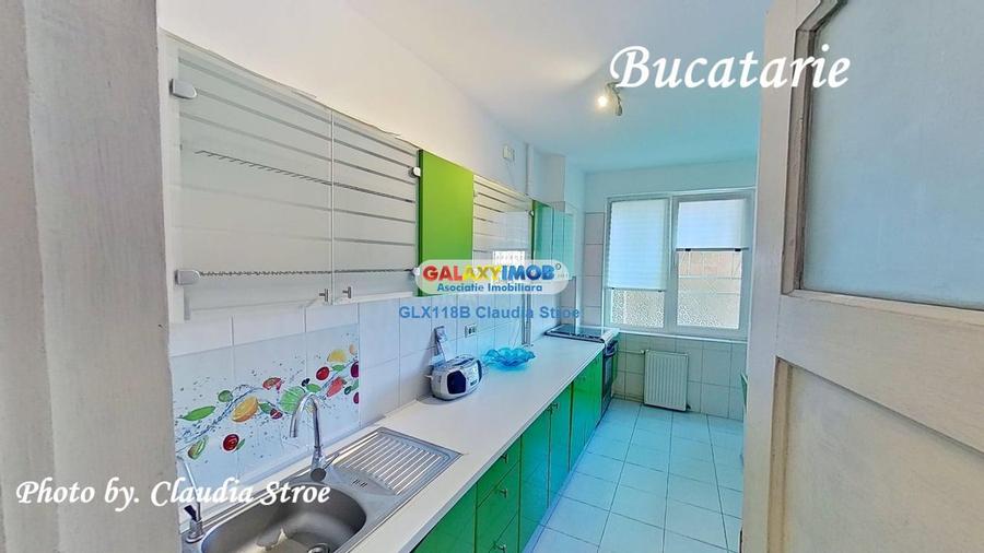 Apartament cu 2 camere semidecomandat, mobilat în Romană