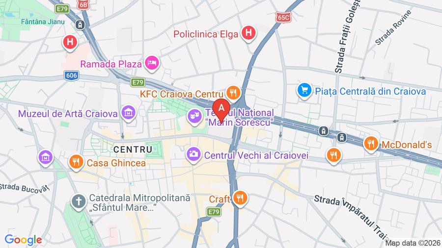Apartament cu 2 camere decomandat în Central