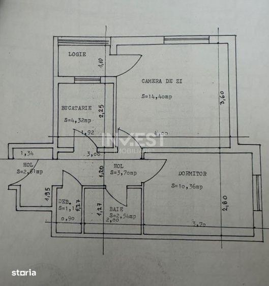 Apartament cu 2 camere decomandat în Alexandru cel Bun