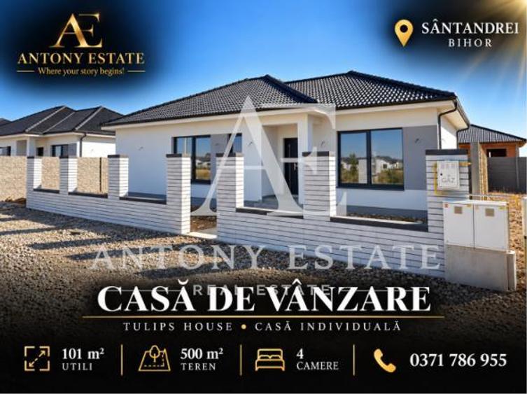 Casă individuală cu 4 camere cu Canalizare în Sântandrei
