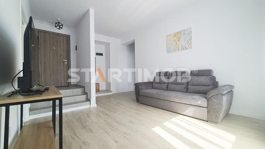 Apartament cu 2 camere semidecomandat, mobilat în Noua