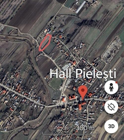 Spațiu comercial, în Pielești