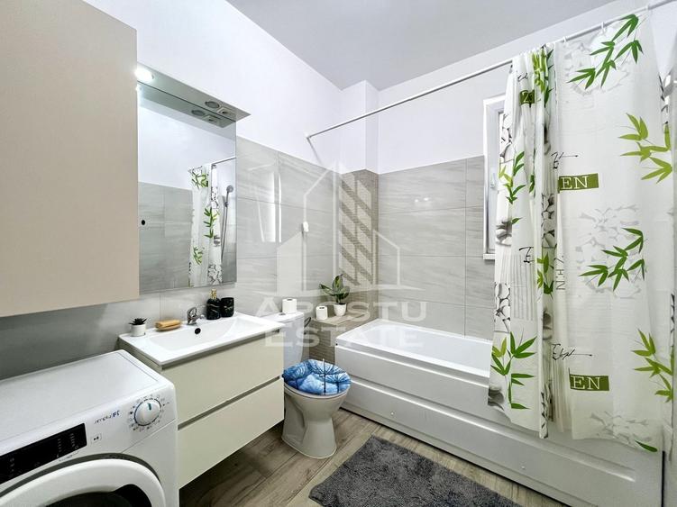 Apartament cu 2 camere semidecomandat, mobilat în Giroc