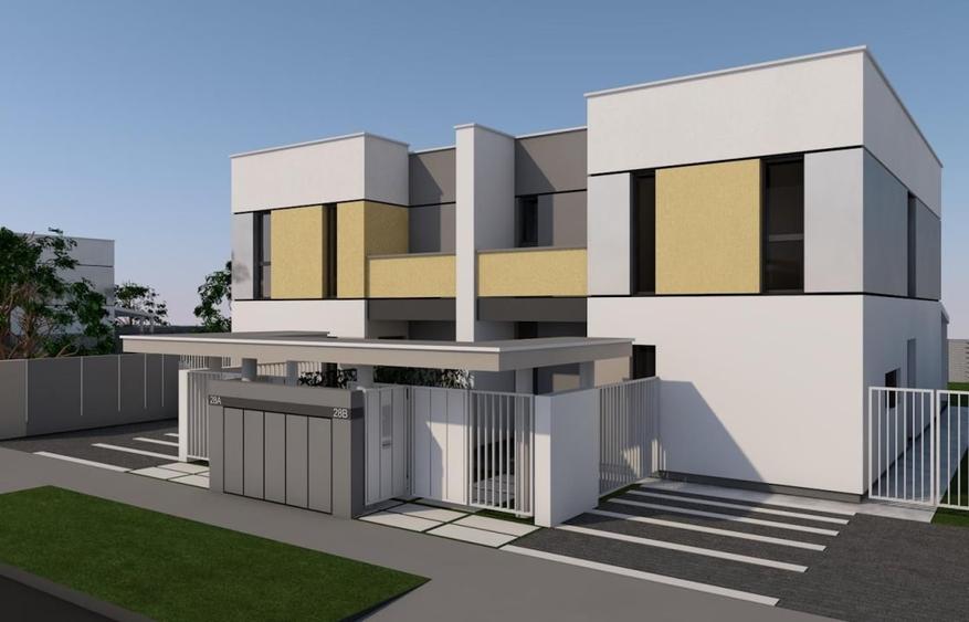 Duplex cu 4 camere cu Teren 297.5 Mp în Moșnița Nouă