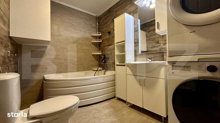 Apartament central, 3 camere, terasa 12mp, mobilat si utilat - 3