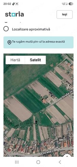 Teren de 1800 mp, în Oșorhei