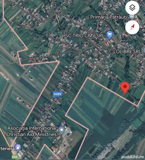 Teren de 2000 mp, în Pătrăuți