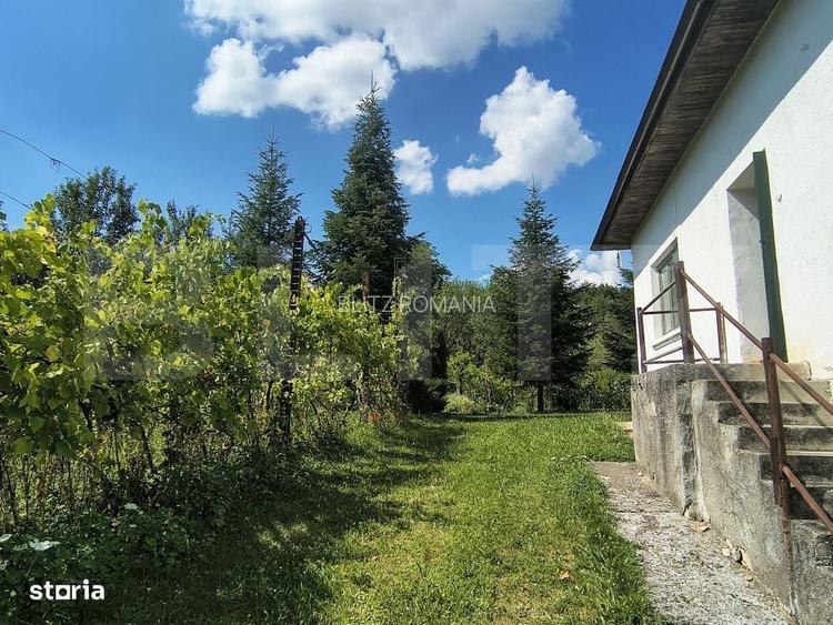 Casa de vanzare, 244 mp, teren 7729 mp, zona Ocna Dejului