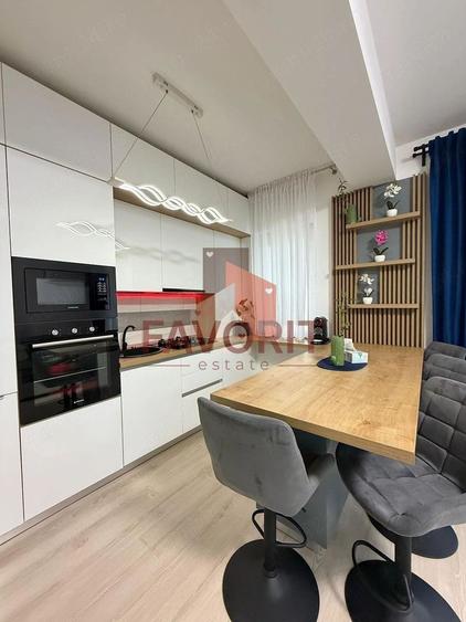 Apartament cu 2 camere semidecomandat, mobilat în Giroc