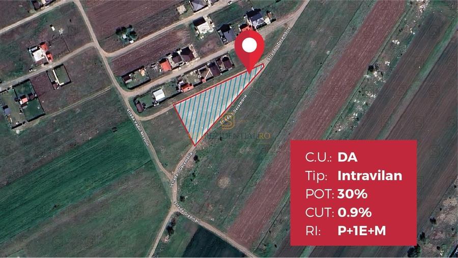Teren Construcții intravilan de 1250 mp, în Berceni