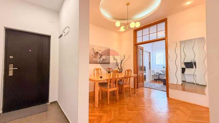 Apartament cu 3 camere decomandat, mobilat în Universitate
