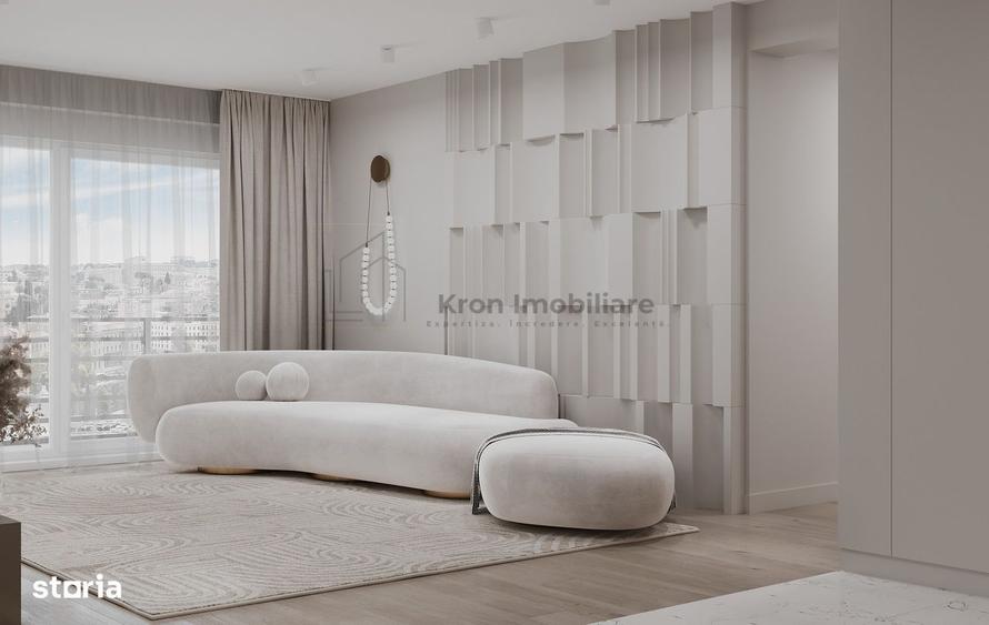Apartament cu 2 camere semidecomandat în Nord
