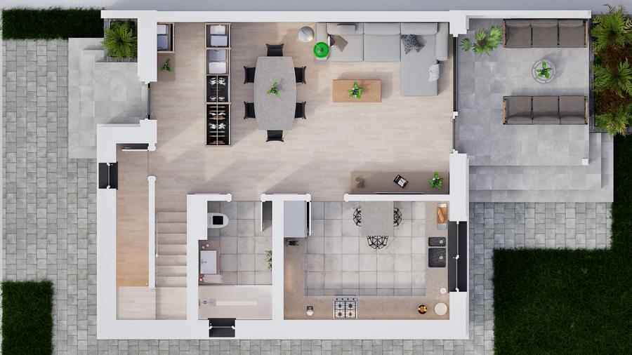 Duplex cu 4 camere cu Canalizare în Șura Mică