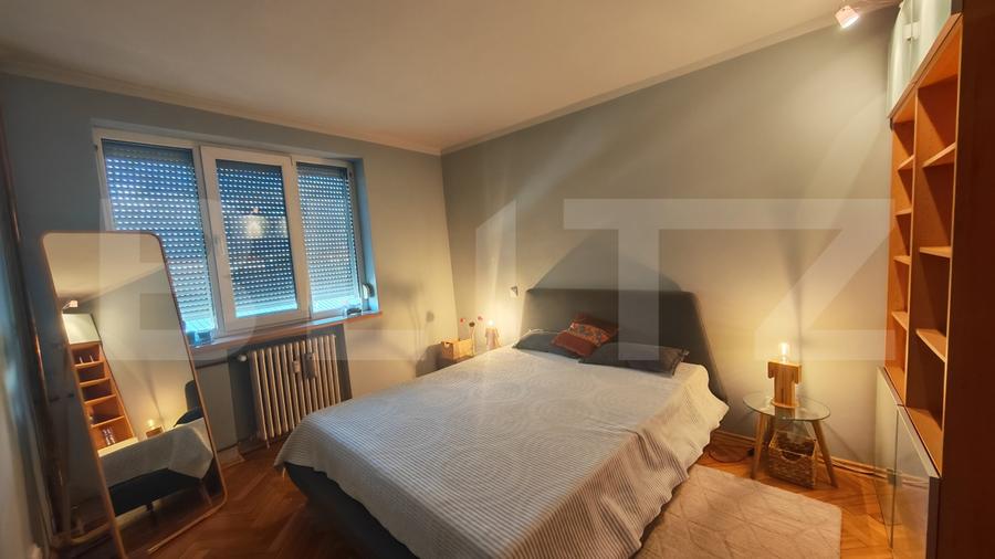 Apartament cu 3 camere semidecomandat, mobilat în Cantemir