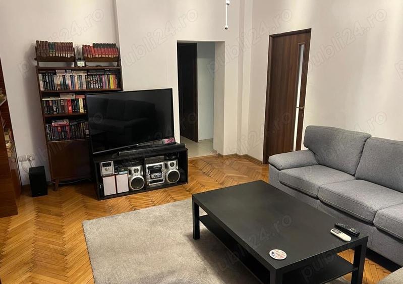 Apartament cu 3 camere decomandat, mobilat în Grădina Icoanei