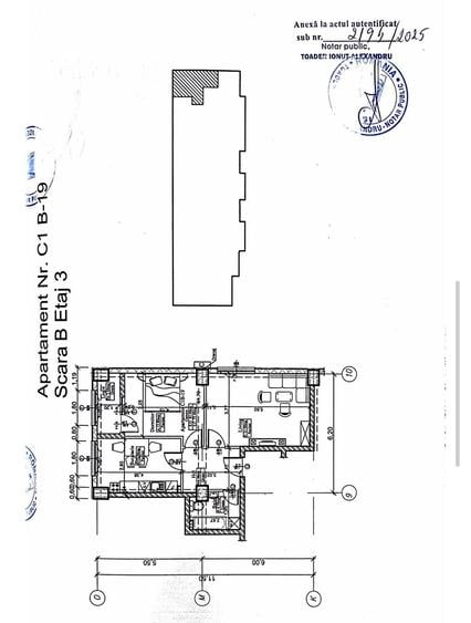 Apartament cu 2 camere decomandat în Exterior Vest