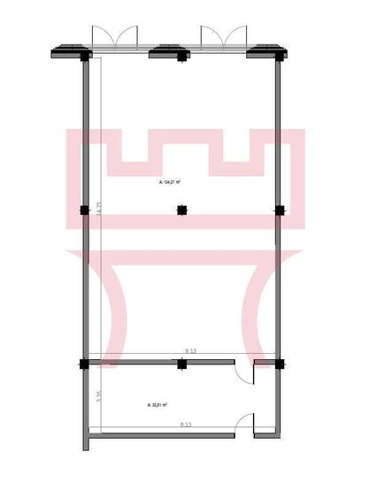 Inchiriere spatiu comercial multifunctional inaltime 6.5ml 165mp 330mp - 9