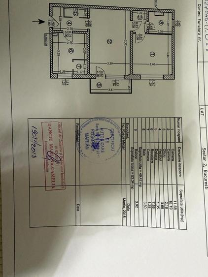 Apartament cu 2 camere semidecomandat în Pantelimon