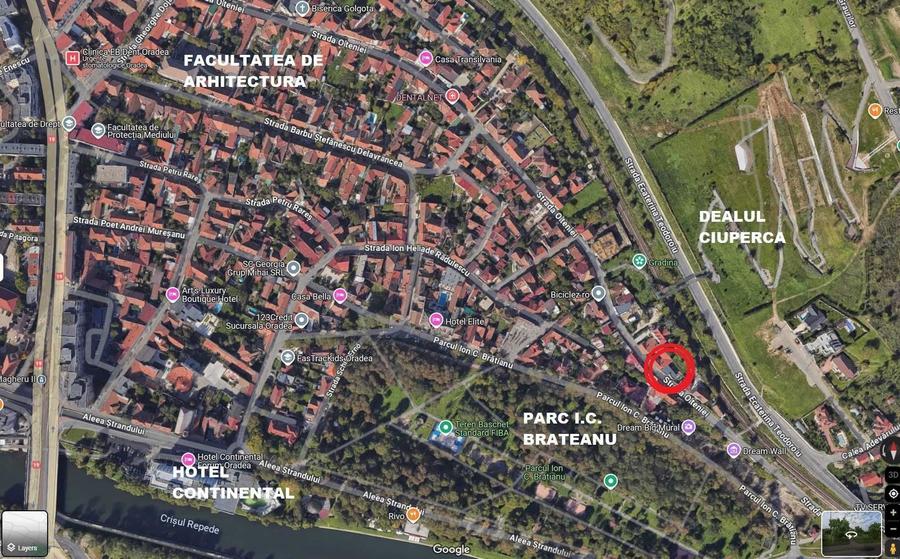 Apartament cu 2 camere semidecomandat în Central