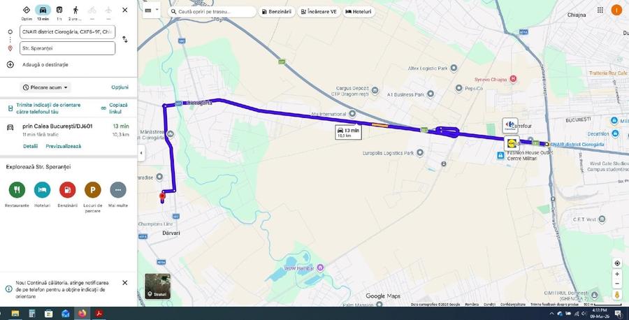 Teren Construcții intravilan de 2000 mp, în Ciorogârla
