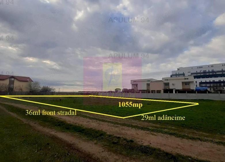 Teren de 1055 mp, în Berceni