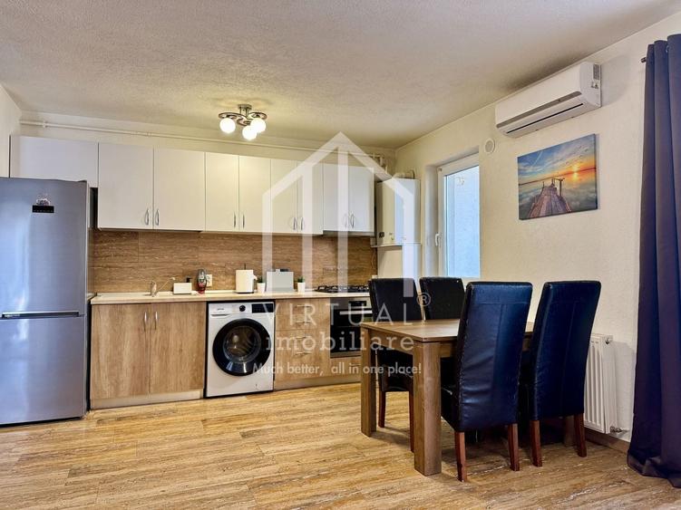 Apartament cu 2 camere semidecomandat, mobilat în Central