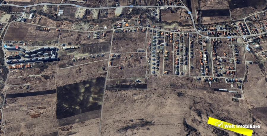 Teren agricol intravilan de 8700 mp, în Chinteni