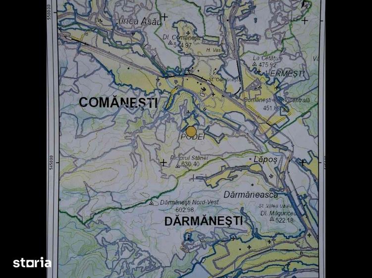 Teren de 3870 mp, în Coman