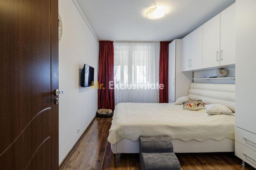 Apartament cu 3 camere semidecomandat, mobilat în Militari