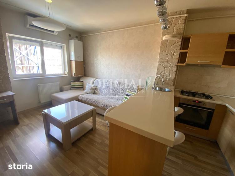 Apartament cu 2 camere semidecomandat, mobilat în Zorilor