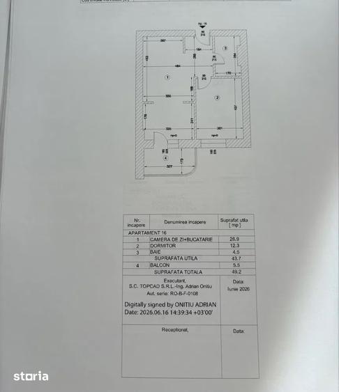 Apartament cu 2 camere decomandat în Theodor Pallady