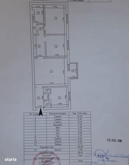 Etaj 2 - Alexandru - Zimbru - Apartament 3 camere - geam la baie - 1
