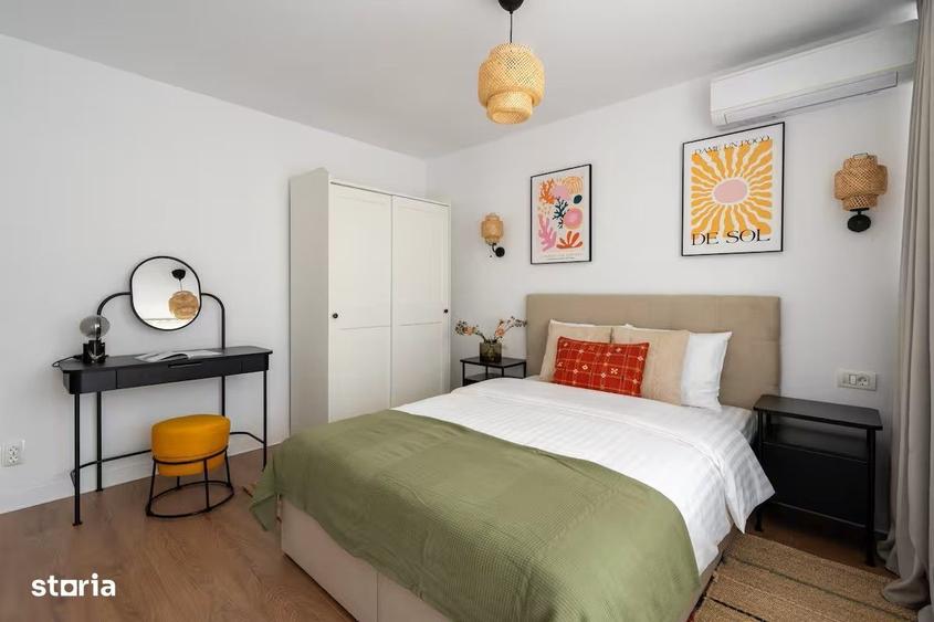 Apartament cu 2 camere, mobilat în P-ța Universității