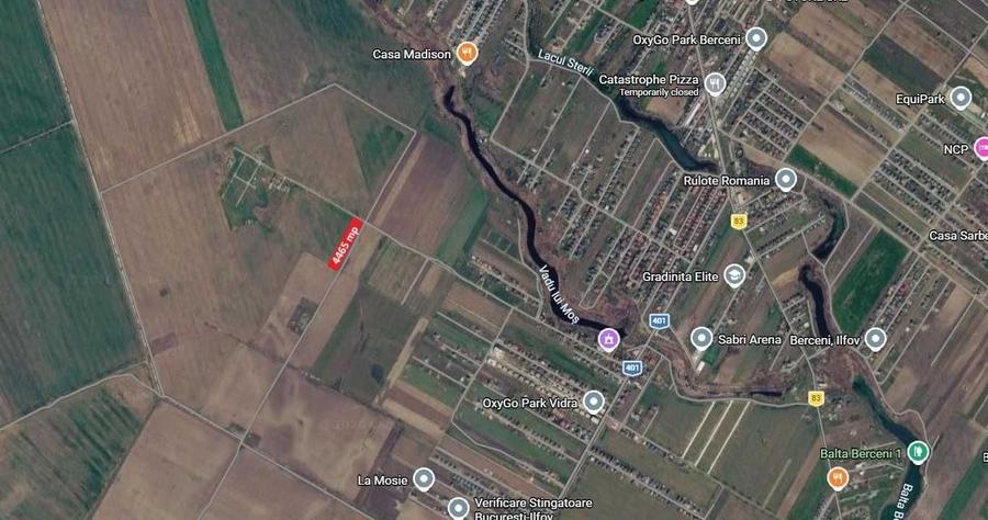 Teren 4465 mp Str. Nuferilor, Vidra - Berceni, Ilfov - 2