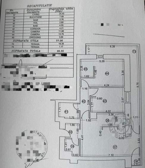 Apartament cu 3 camere decomandat, mobilat în Berceni