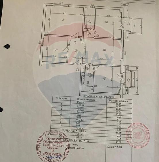 Apartament cu 4 camere decomandat în Sebastian