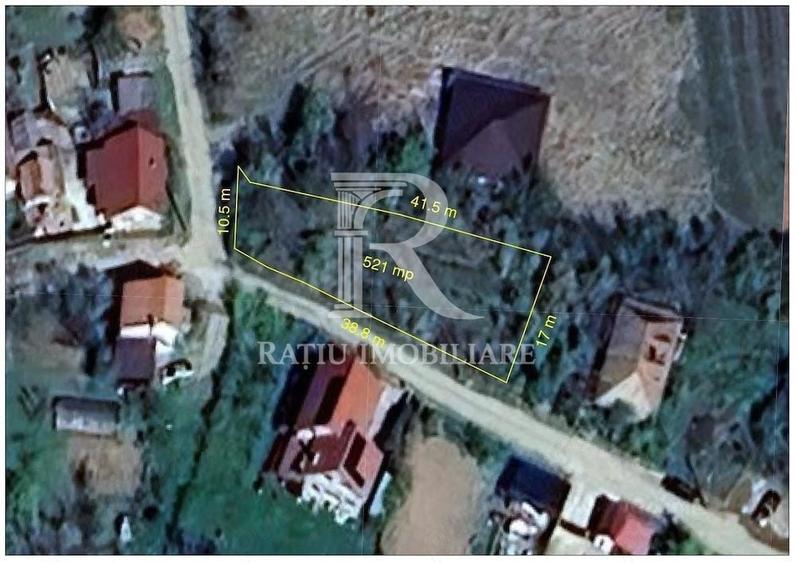 Teren Construcții intravilan de 521 mp, în Uileacu de Munte